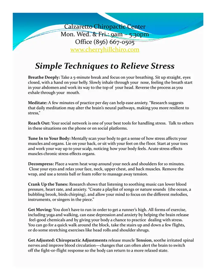 Chiropractic Cherry Hill NJ Techniques Chiropractic Cherry Hill NJ Techniques